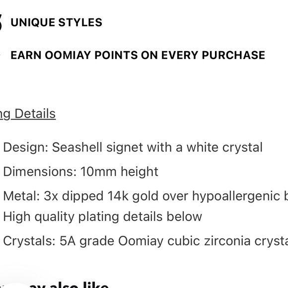 OOMIAY RING - Picture 5 of 5